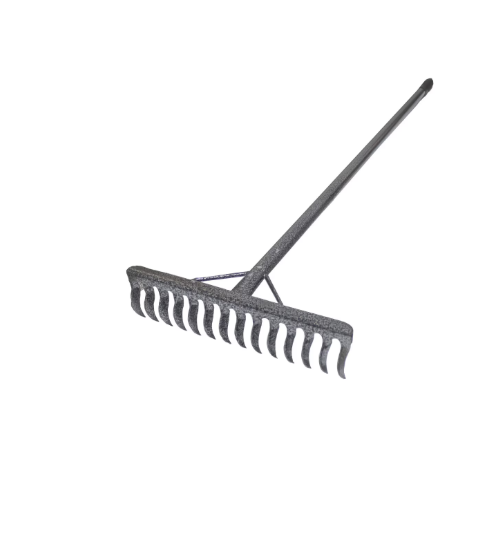 Set profesional săpăligă + greblă cu mâner metalic durabil