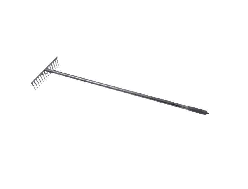 Set profesional săpăligă + greblă cu mâner metalic durabil