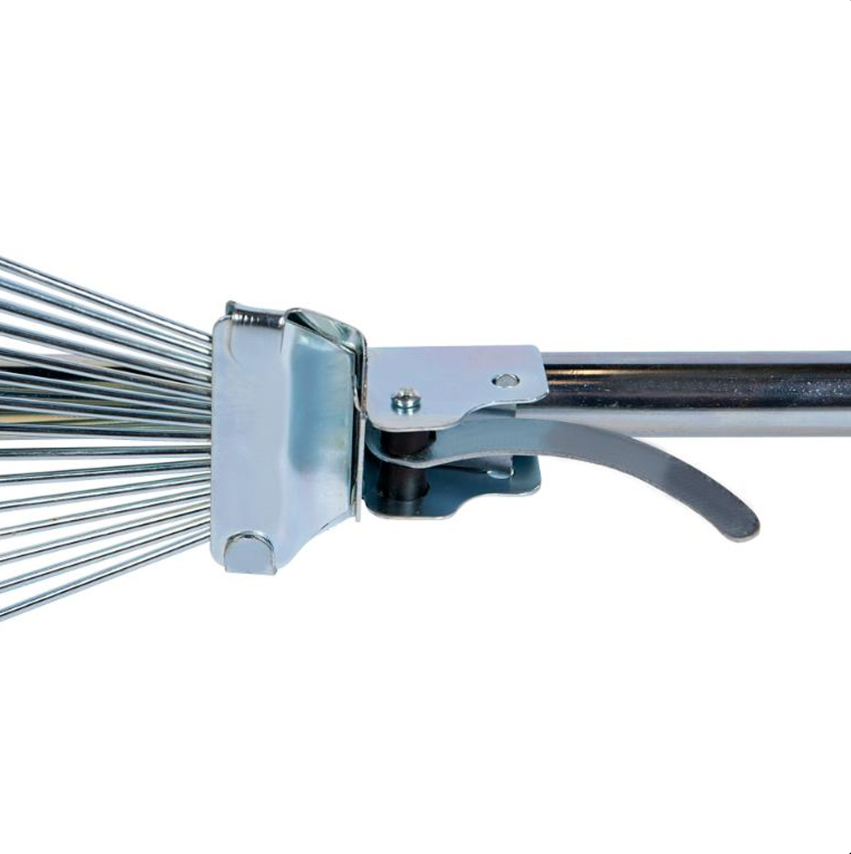 Set grădinărit 2 în 1: Săpăligă + Greblă reglabilă cu coadă metalică